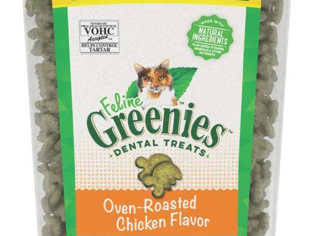 Greenies Feline Adult Cat Dental Treats Oven Roasted Chicken 1ea 9.75 oz Online