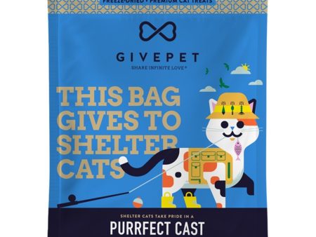 Givepet Cat Grain Free Freeze Dried Purrfect Salmon 1.25Oz Online Hot Sale