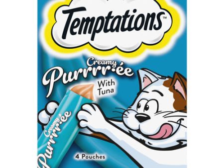 Temptations Creamy Purrrr-ee Cat Treats Tuna 1.7oz. (Case of 11) Online