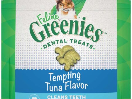 Greenies Feline Adult Cat Dental Treats Tempting Tuna 1ea 4.6 oz For Cheap