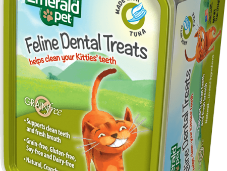 Emerald Pet Feline Dental Cat Treats Tuna 11oz Cheap