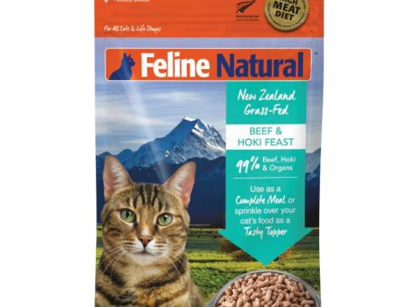 Feline Natural Cat Freeze-Dried Beef Hoki 11oz. Supply