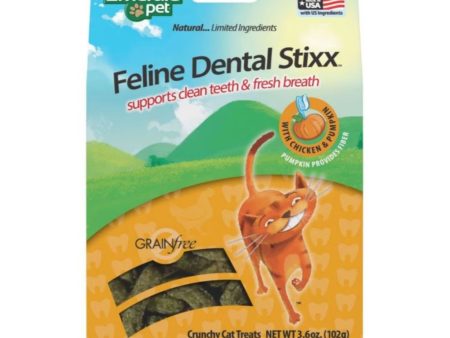 Emerald Pet Feline Dental Stixx Cat Treats Chicken 3.6oz on Sale