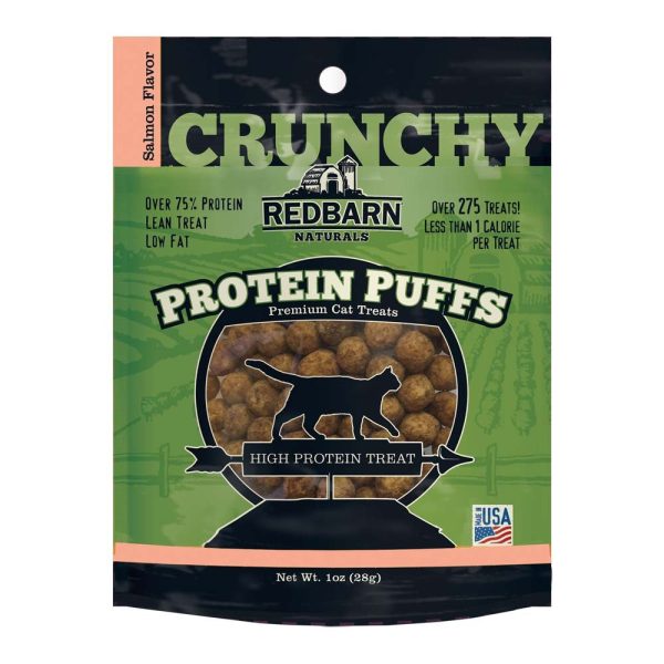 Redbarn Pet Products Protein Puffs Crunchy Cat Treats Salmon 1ea 1 oz For Cheap