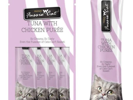 Fussie Cat Treat Tuna With Chicken Puree 2oz 18count Discount