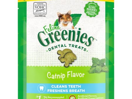 Greenies Feline Adult Cat Dental Treats Catnip 1ea 4.6 oz Online Sale