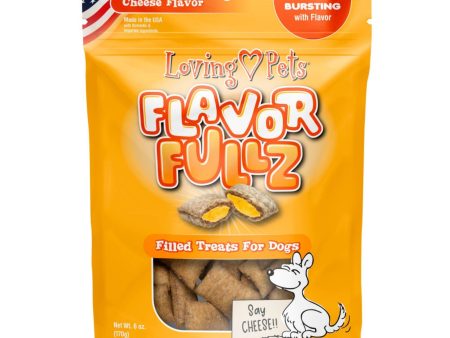 Loving Pets Flavorfullz Filled Dog Treats Cheese, 1ea 6 oz Online Sale