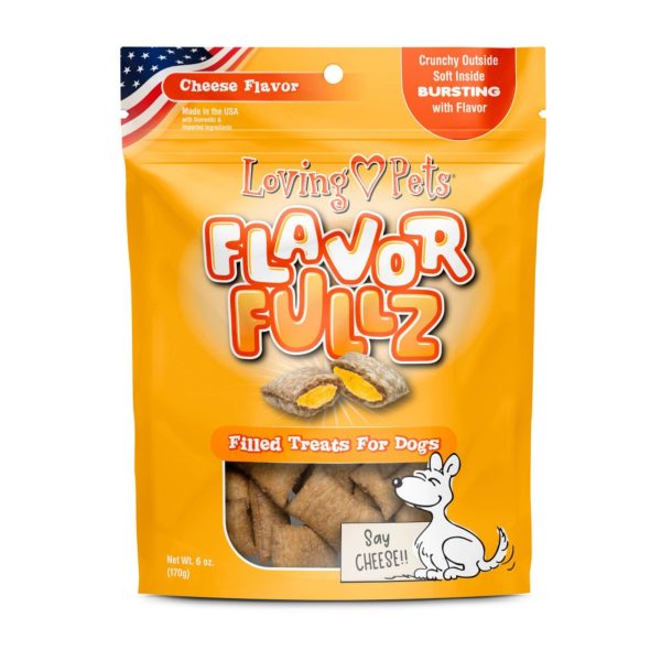 Loving Pets Flavorfullz Filled Dog Treats Cheese, 1ea 6 oz Online Sale