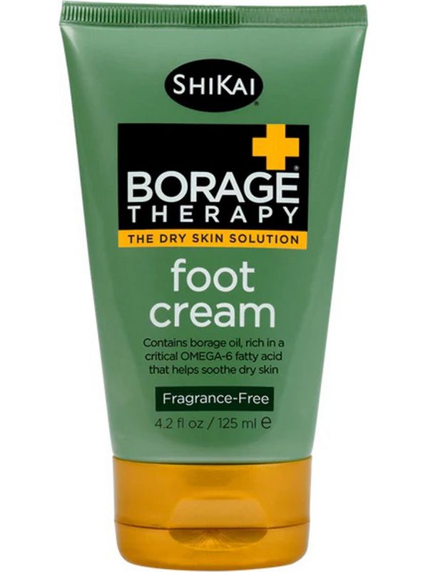 ShiKai, Borage Therapy Foot Cream, Fragrance-Free, 4.2 fl oz Hot on Sale