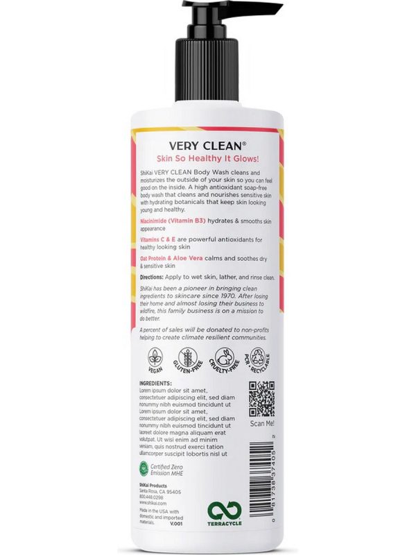 ShiKai, Very Clean Fresh Citrus Body Wash, 12 fl oz For Cheap