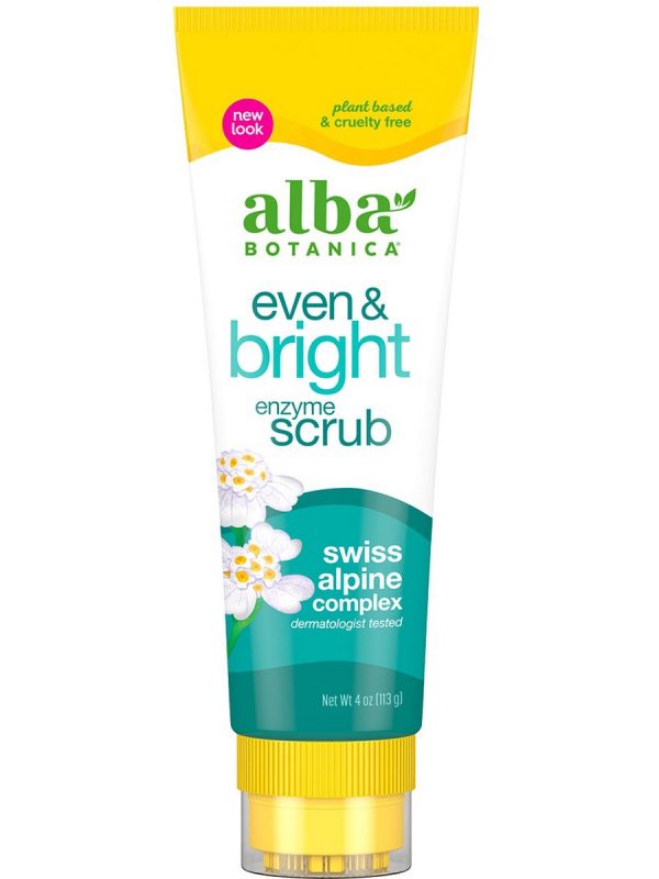 Alba Botanica, Even and Bright Enzyme Scrub, 4 oz Sale