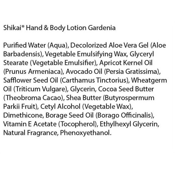 ShiKai, Moisturizing Hand and Body Lotion, Gardenia, 1 gallon For Cheap