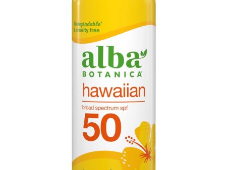 Alba Botanica, Hawaiian Broad Spectrum SPF 50, Coconut Sunscreen Spray, 5 fl oz For Discount