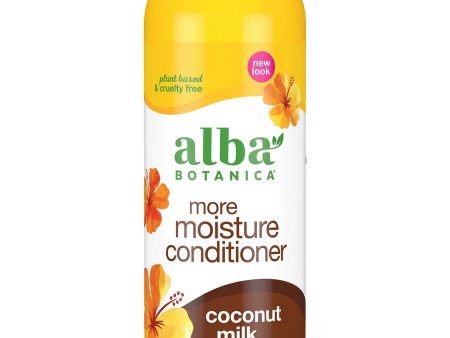 Alba Botanica, More Moisture Conditioner, Coconut Milk, 12 oz For Discount