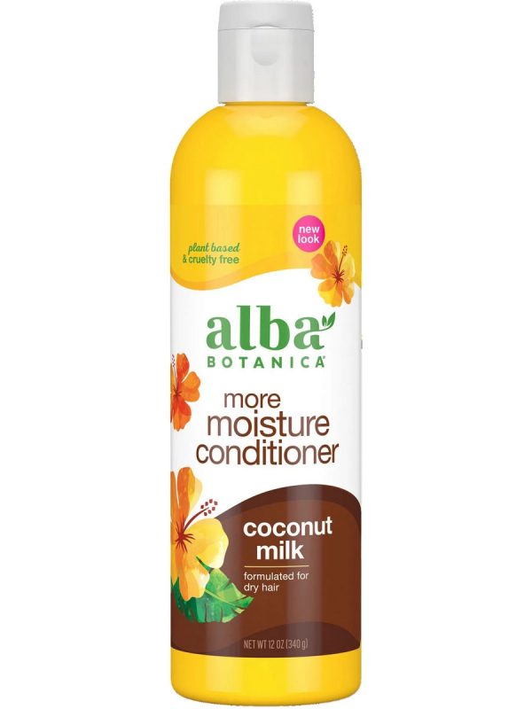 Alba Botanica, More Moisture Conditioner, Coconut Milk, 12 oz For Discount