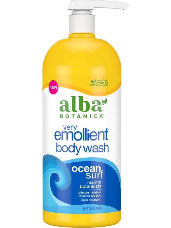 Alba Botanica, Very Emollient Body Wash, Ocean Surf, 32 oz Sale