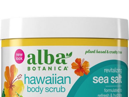 Alba Botanica, Hawaiian Body Scrub, Sea Salt, 14.5 oz Online Sale