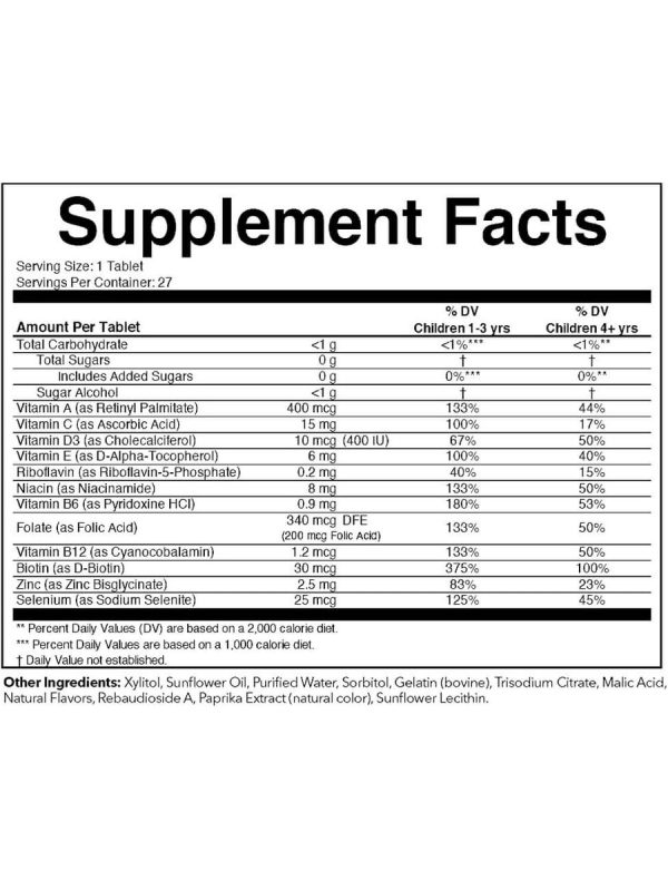 ChildLife Essentials, Multi Vitamin SoftChew Gummies, Natural Orange, 27 Tablets Cheap