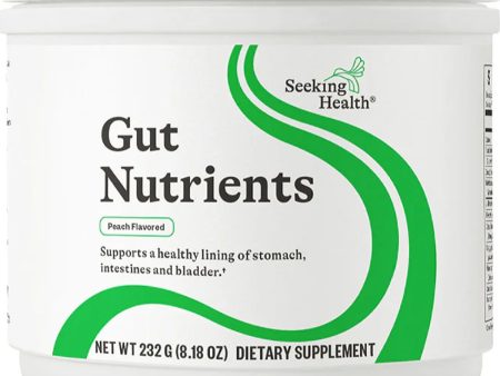 Seeking Health, Gut Nutrients (Formerly Optimal GI Plus), Peach Natural Flavor, 8.18 oz Online Sale