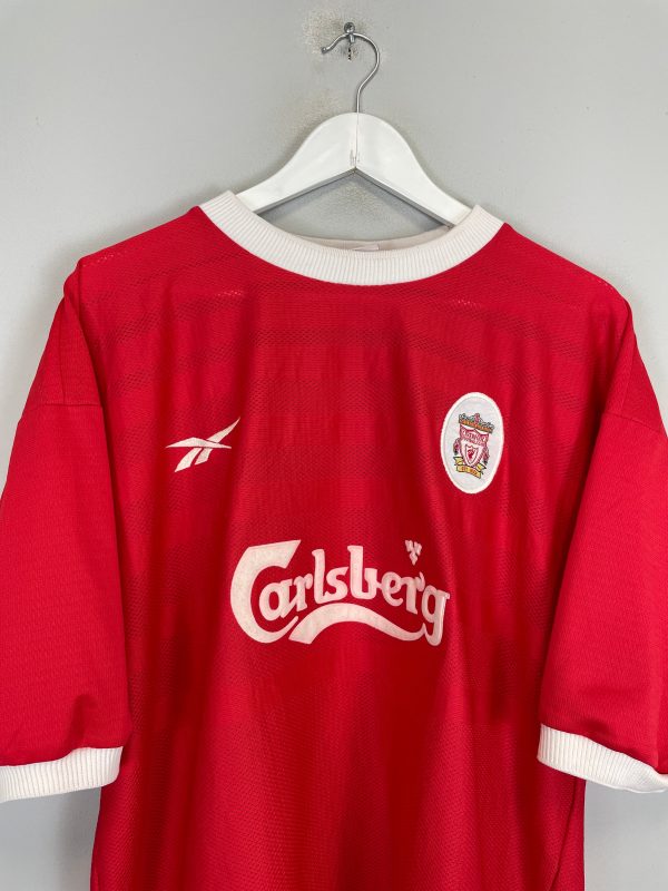 1998 00 LIVERPOOL DUNDEE #16 *SIGNED* HOME SHIRT (XL) REEBOK Online Sale