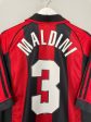 1998 00 AC MILAN MALDINI #3 HOME SHIRT (L) ADIDAS Cheap