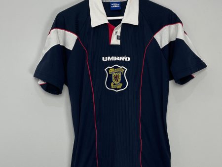 1996 98 SCOTLAND HOME SHIRT (S) UMBRO on Sale