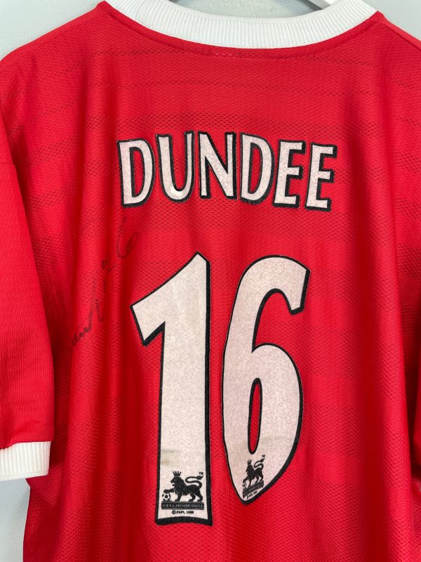 1998 00 LIVERPOOL DUNDEE #16 *SIGNED* HOME SHIRT (XL) REEBOK Online Sale