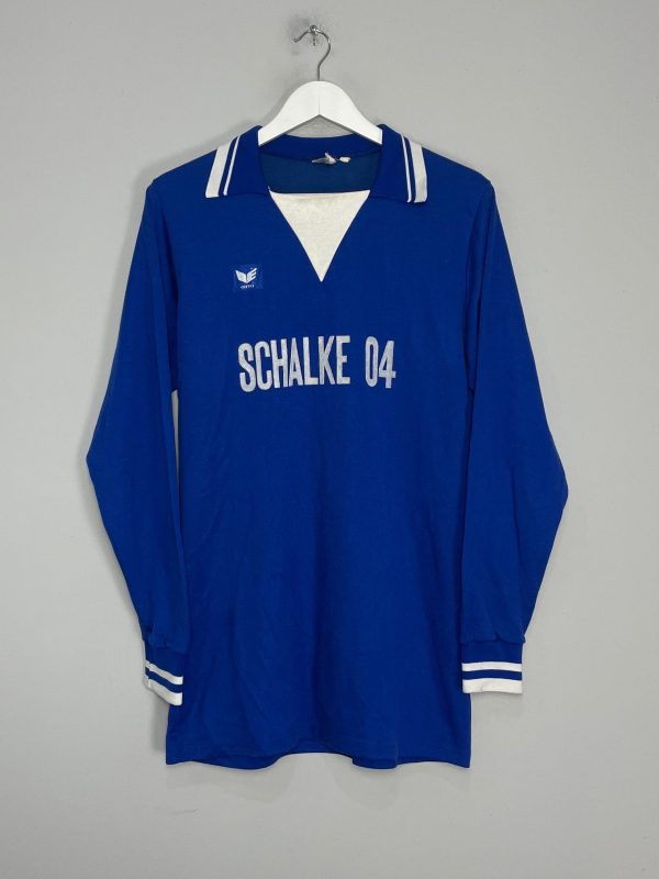 1977 78 SCHALKE L S HOME SHIRT (L) ERIMA Fashion