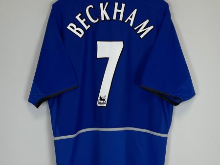 2002 03 MANCHESTER UNITED BECKHAM #7 AWAY SHIRT (XL) NIKE Online now