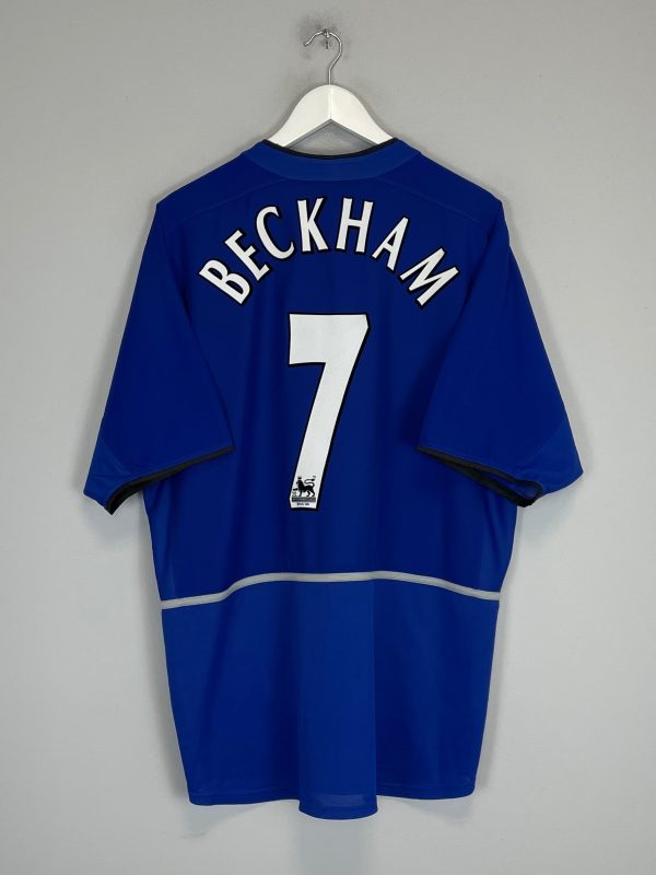 2002 03 MANCHESTER UNITED BECKHAM #7 AWAY SHIRT (XL) NIKE Online now