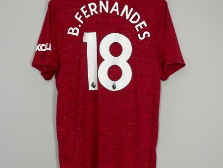 2020 21 MANCHESTER UNITED B.FERNANDES #18 HOME SHIRT (XL) ADIDAS Discount