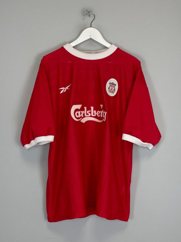 1998 00 LIVERPOOL DUNDEE #16 *SIGNED* HOME SHIRT (XL) REEBOK Online Sale