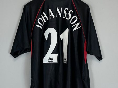 2002 03 CHARLTON ATHLETIC JOHANSSON #21 AWAY SHIRT (XL) LE COQ Sale