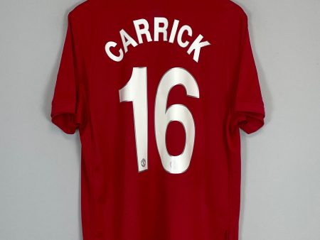 2009 10 MANCHESTER UNITED CARRICK #16 HOME SHIRT (L) NIKE Supply