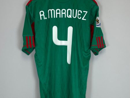 2010 11 MEXICO MARQUEZ #4 HOME SHIRT (L) ADIDAS For Cheap