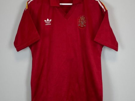 1981 SPAIN #6 *PLAYER ISSUE* HOME SHIRT (L) ADIDAS Hot on Sale