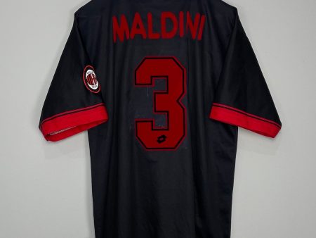 1996 97 AC MILAN MALDINI #3 THIRD SHIRT (L) LOTTO Sale