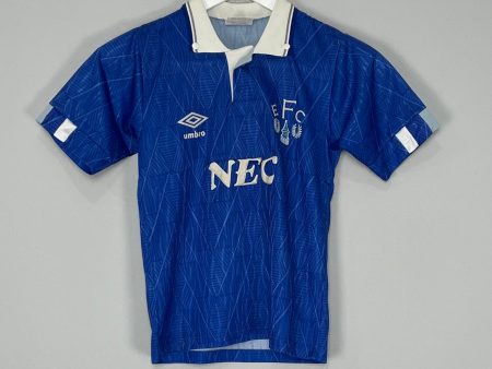 1988 91 EVERTON HOME SHIRT (S.KIDS) UMBRO Sale