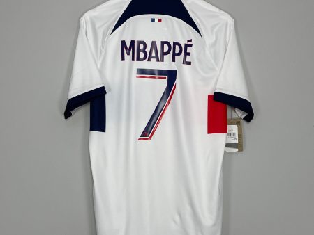 2023 24 PSG MBAPPE #7 *BNWT* AWAY SHIRT (M) NIKE Sale