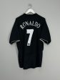 2003 05 MANCHESTER UNITED RONALDO #7 *STAND UP TO RACISM* AWAY SHIRT (M) NIKE Online Sale