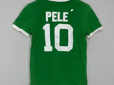 1974 76 NEW YORK COSMOS PELE #10 *RE-ISSUE* HOME SHIRT (S) UMBRO Hot on Sale