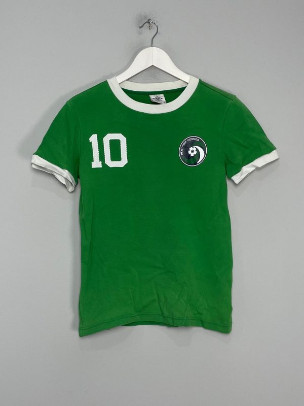 1974 76 NEW YORK COSMOS PELE #10 *RE-ISSUE* HOME SHIRT (S) UMBRO Hot on Sale