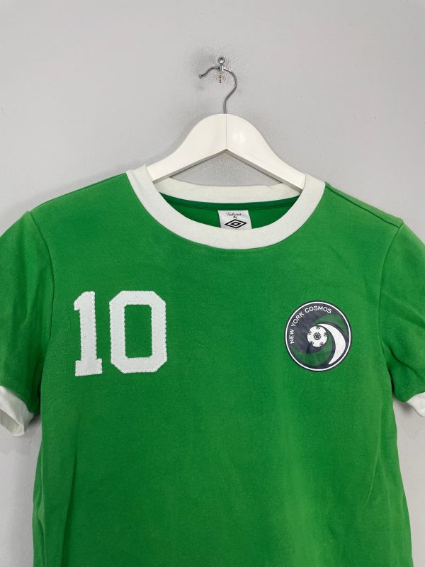 1974 76 NEW YORK COSMOS PELE #10 *RE-ISSUE* HOME SHIRT (S) UMBRO Hot on Sale